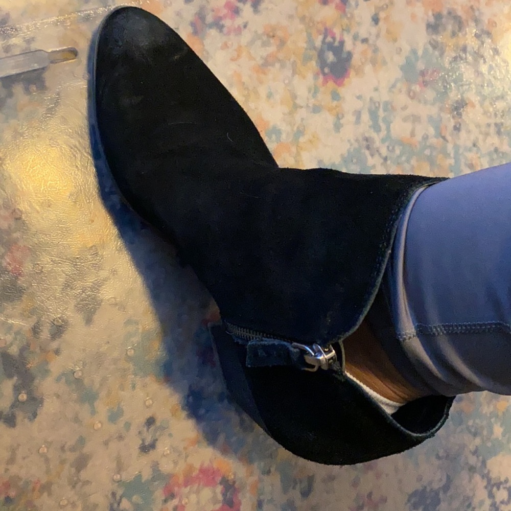 Frye sued booties size 8.5